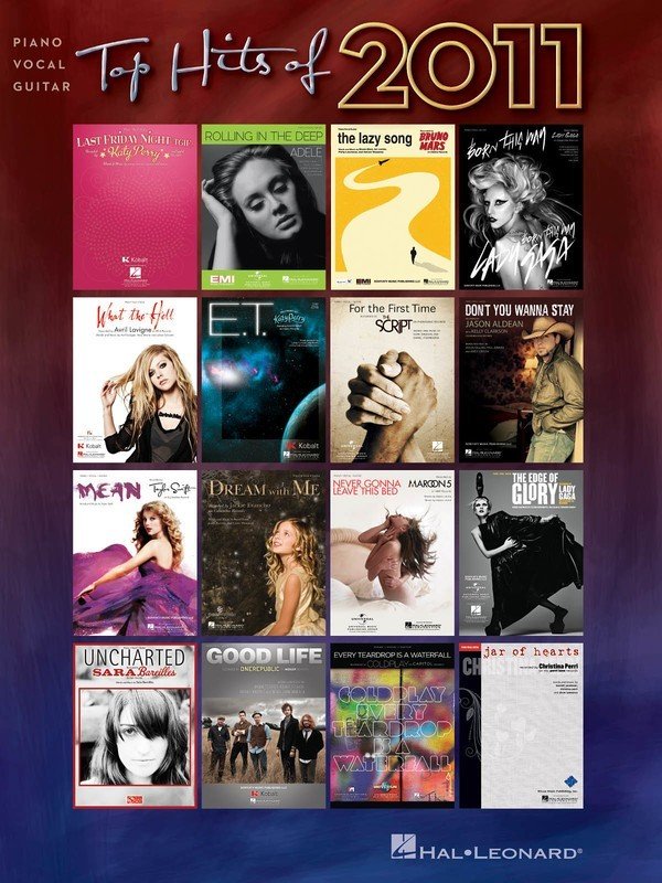 Top Hits of 2011 — Piano/Vocal/Guitar (Hal Leonard)
