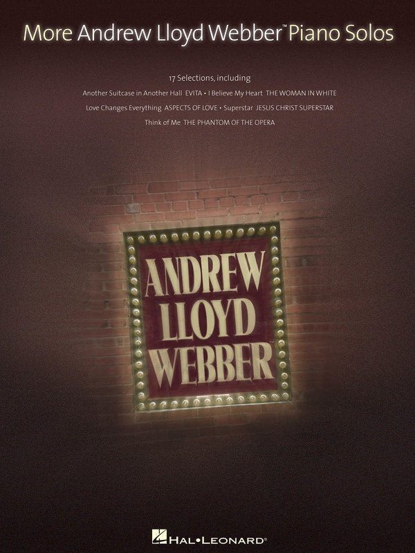 More Andrew Lloyd Webber — Piano Solos (Hal Leonard)