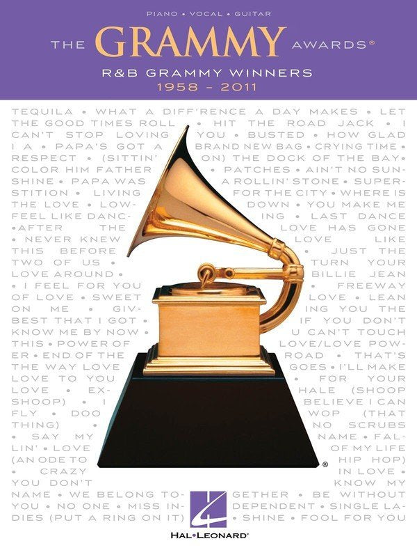Grammy Awards Best R&B Song 1958–2011 — Piano/Vocal/Guitar (Hal Leonard)