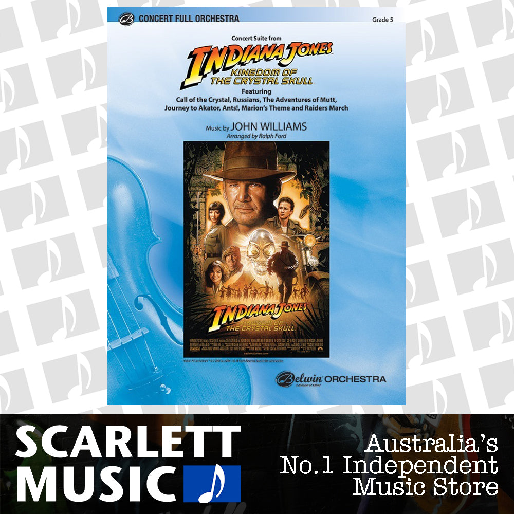 Indiana Jones Kingdom Crystal Skull Suite Full Orchestra Sheet Music Grade 5 — view 2