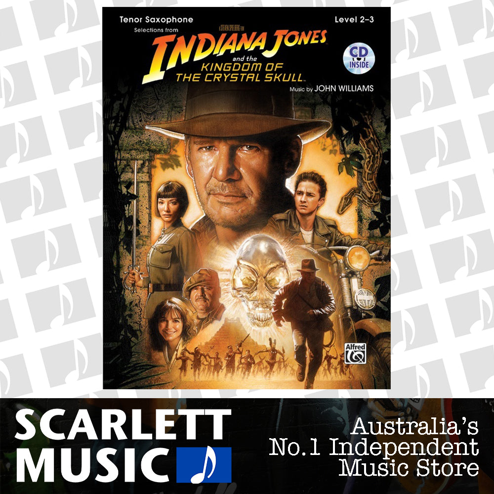 Indiana Jones & The Kingdom Tenor Sax Book/CD — view 2