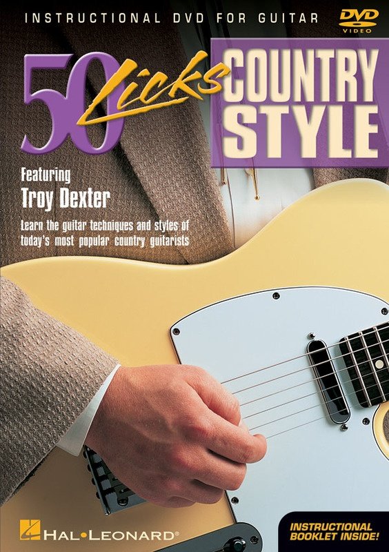 50 Licks Country Style — Guitar DVD (Hal Leonard)
