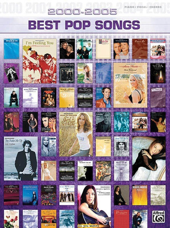 2000 - 2005 Best Pop Songs PVG (Softcover Book)