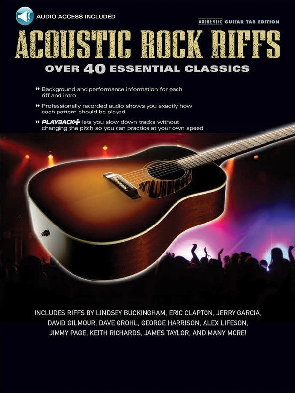 Acoustic Rock Riffs Book/CD (Softcover Book/CD)