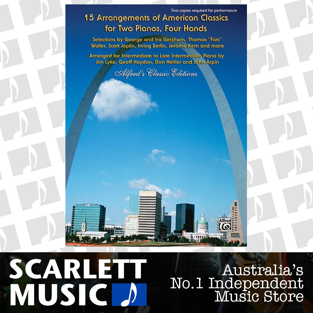 15 American Classics Piano Sheet Music for 2 Pianos, 4 Hands — view 2