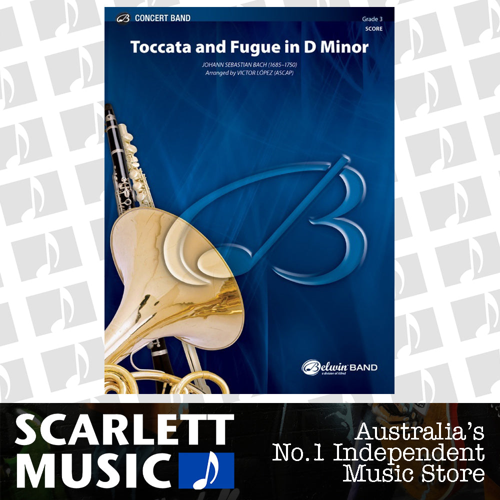 Toccata & Fugue in D Minor Concert Band Grade 3 Conductor Score — view 2