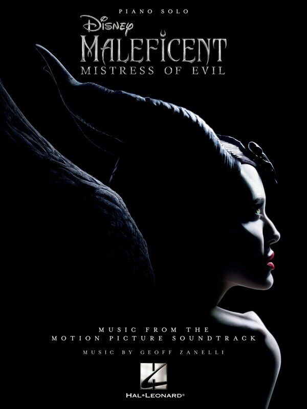 Maleficent Mistress of Evil Movie Soundtrack Piano Solo Arrangements by Hal Leonard, 24 Pages