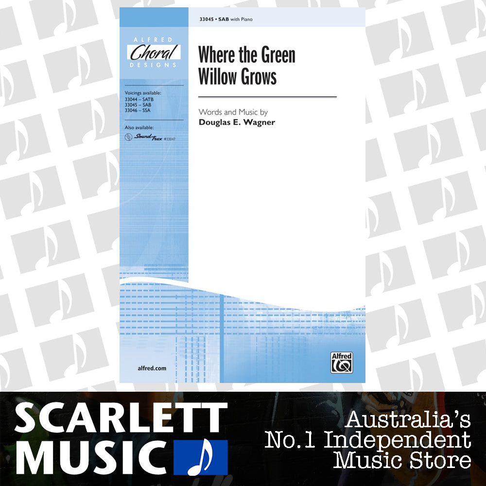 Where the Green Willow Grows SAB Choral Sheet Music — view 2