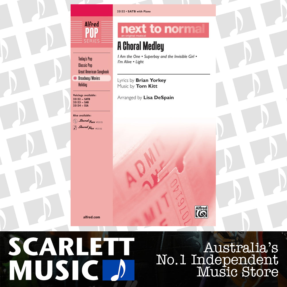 Next To Normal A Choral Medley SATB — view 2