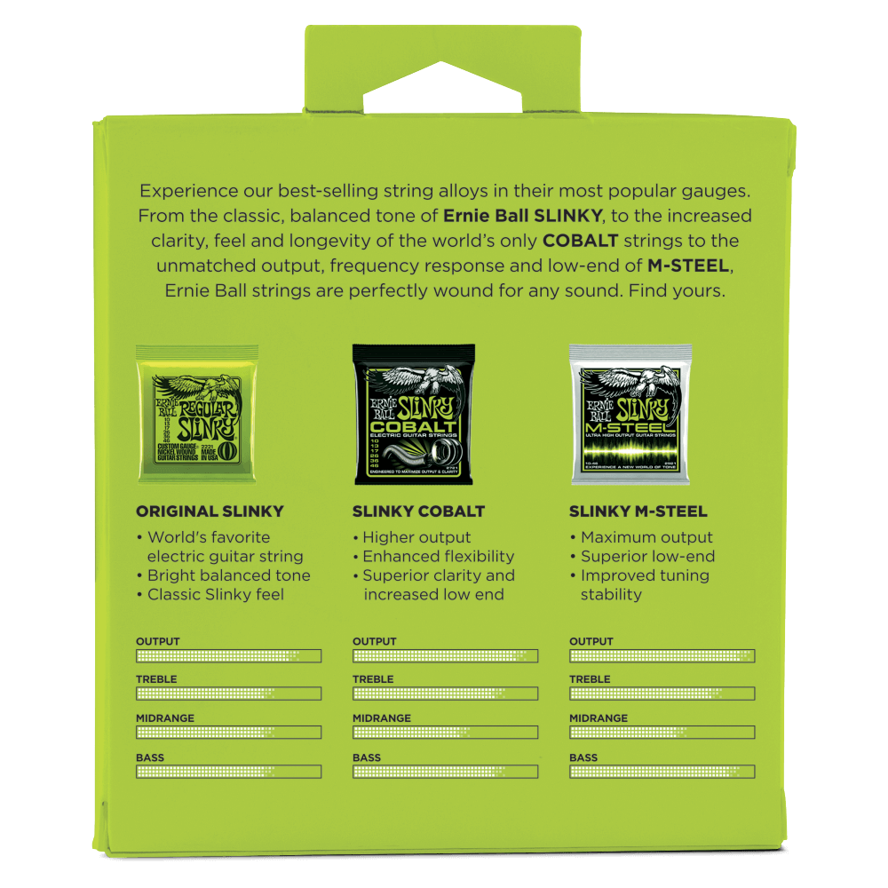 Ernie Ball Regular Slinky Electric Tone Pack, 3 Pack, 10-46 Gauge — view 2