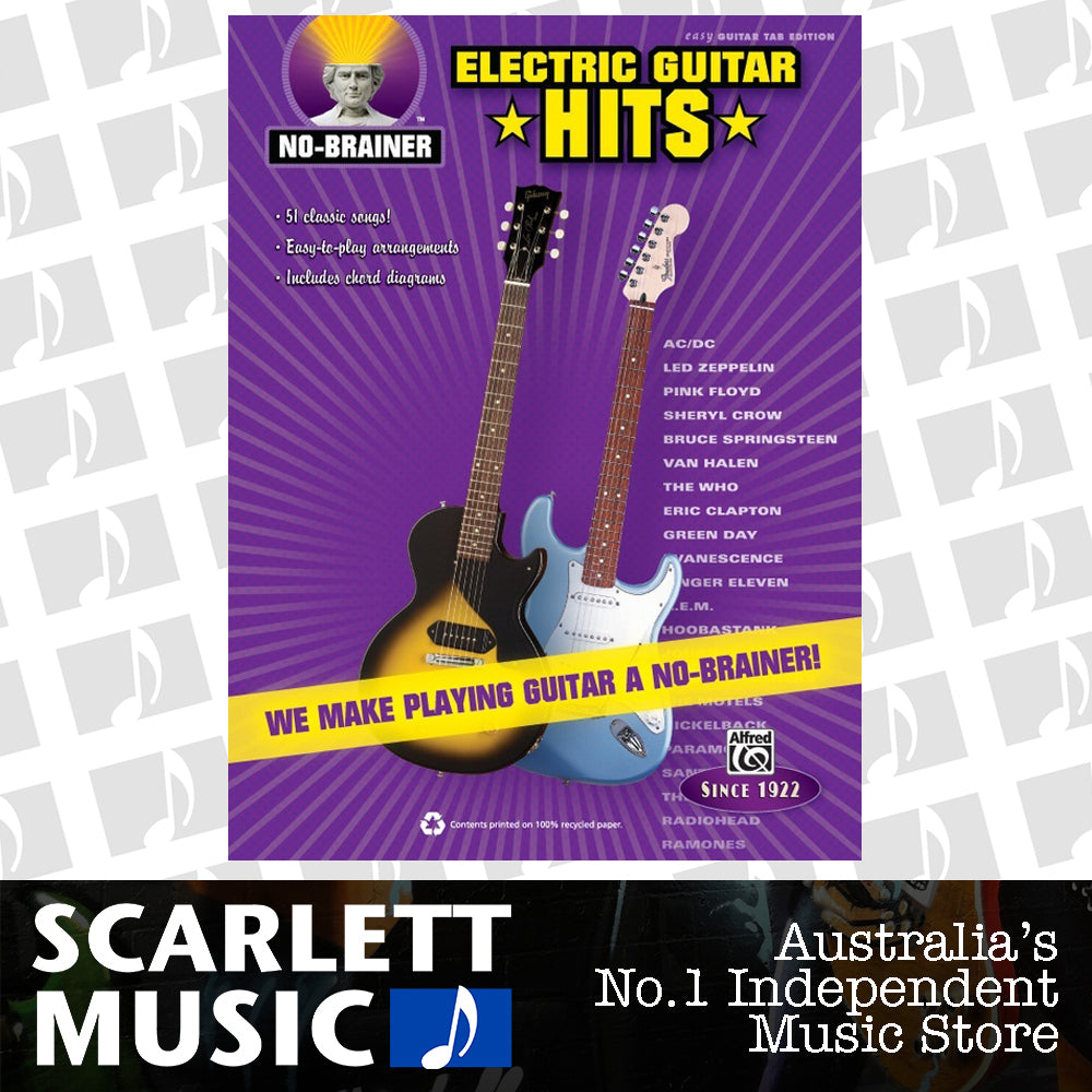 No-Brainer Electric Guitar Hits Easy Guitar Tab — view 2