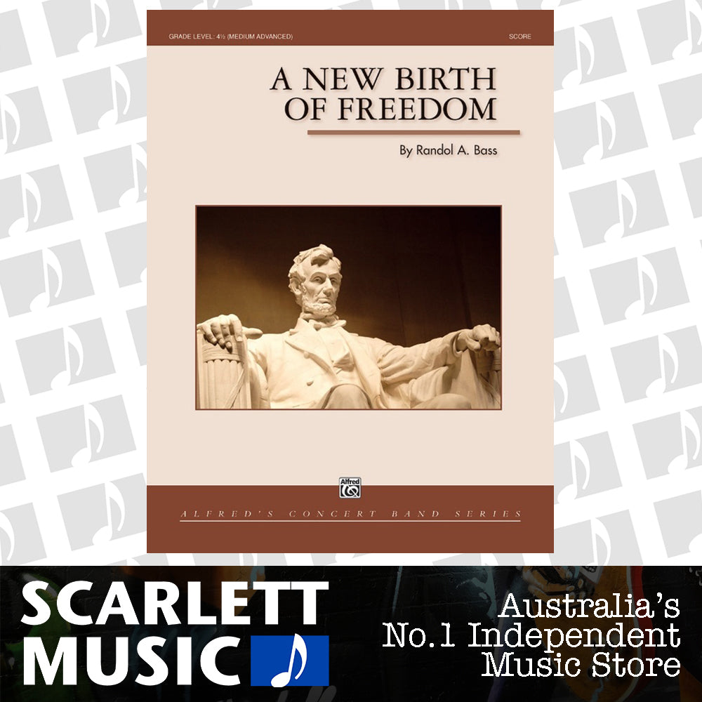 A New Birth of Freedom Concert Band Grade 4.5 Conductor Score — view 2