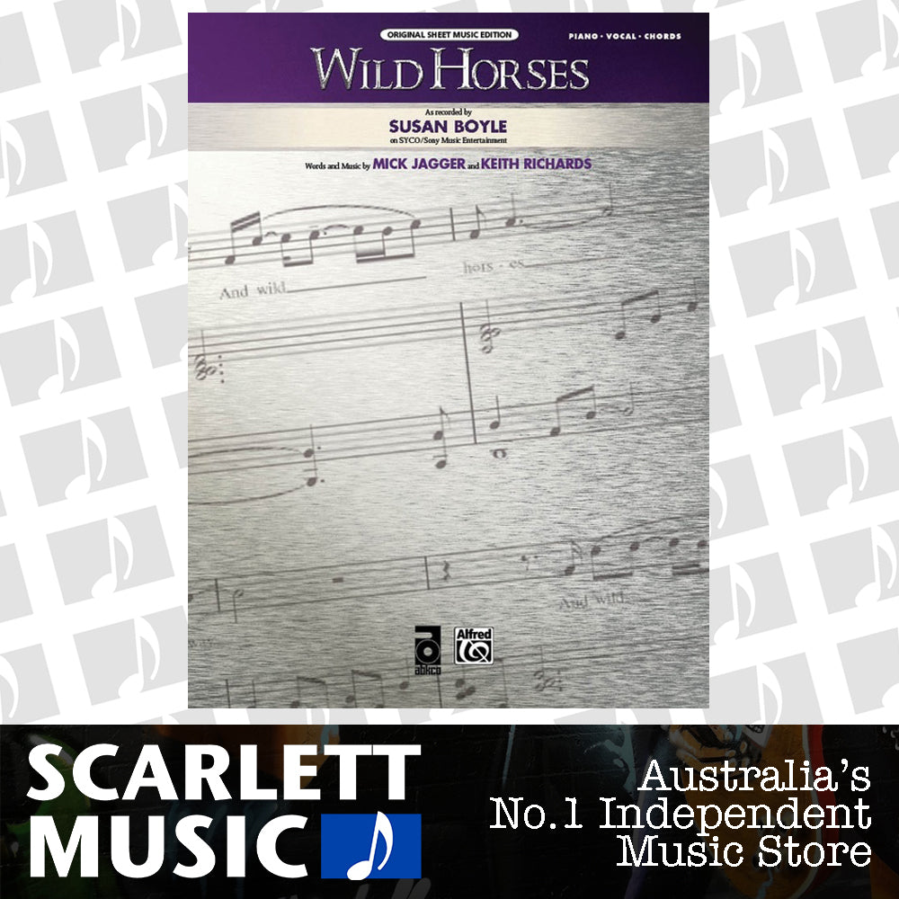 Wild Horses Vocal Sheet Music — view 2