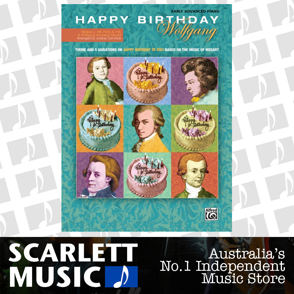 Happy Birthday Wolfgang Early Adv Piano — view 2