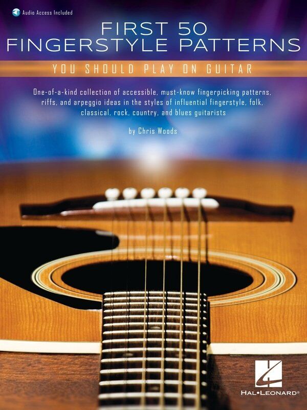 First 50 Fingerstyle Patterns for Guitar with Audio Tracks and Tips