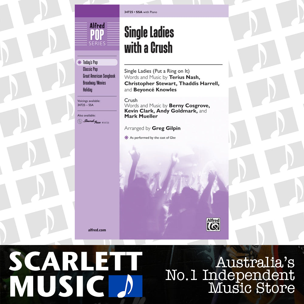 Single Ladies with a Crush SSA Choral Sheet Music — view 2