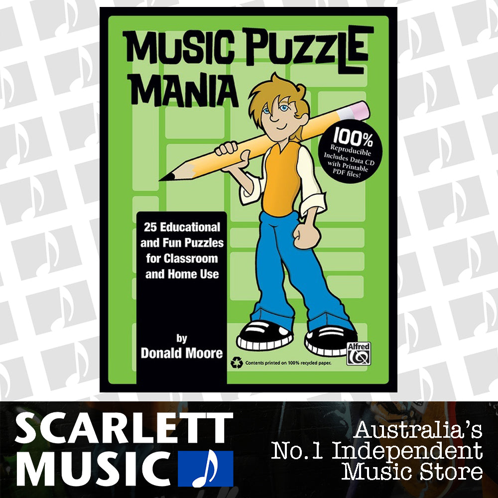 Music Puzzle Mania Book/ CD — view 2