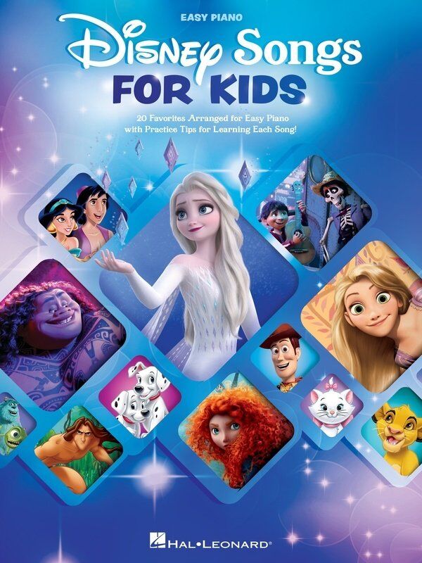 Disney Songs for Kids Easy Piano Songbook