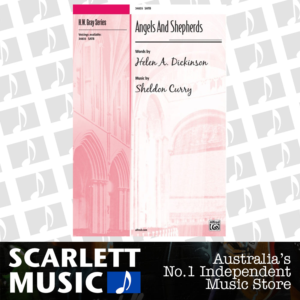 Angels and Shepherds SATB Choral Sheet Music — view 2
