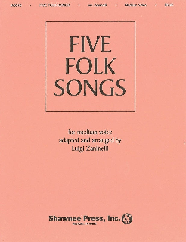 Five Folk Songs Med Voice 1Book