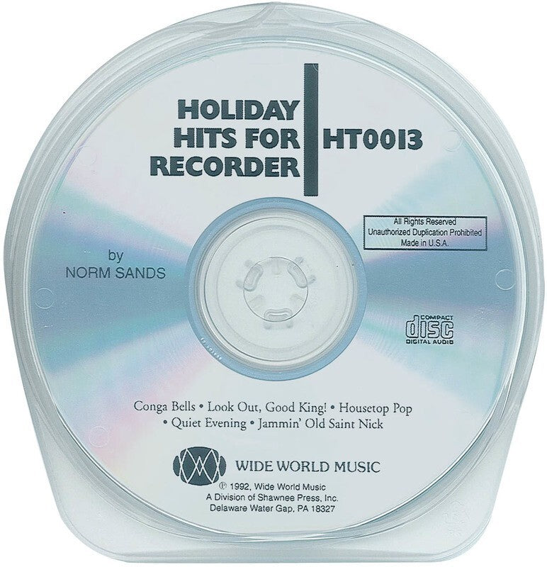 Holiday Hits For Recorder Norman Sands