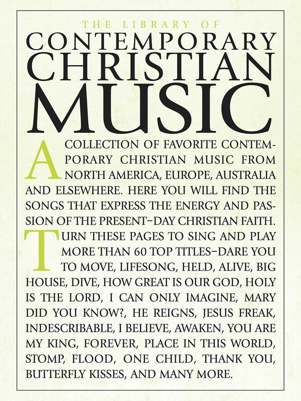 Library Of Contemporary Christian Music PVG (Softcover Book)