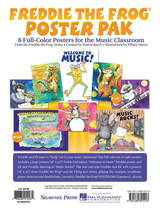 Freddie the Frog Poster Pak — Classroom (Shawnee Press)