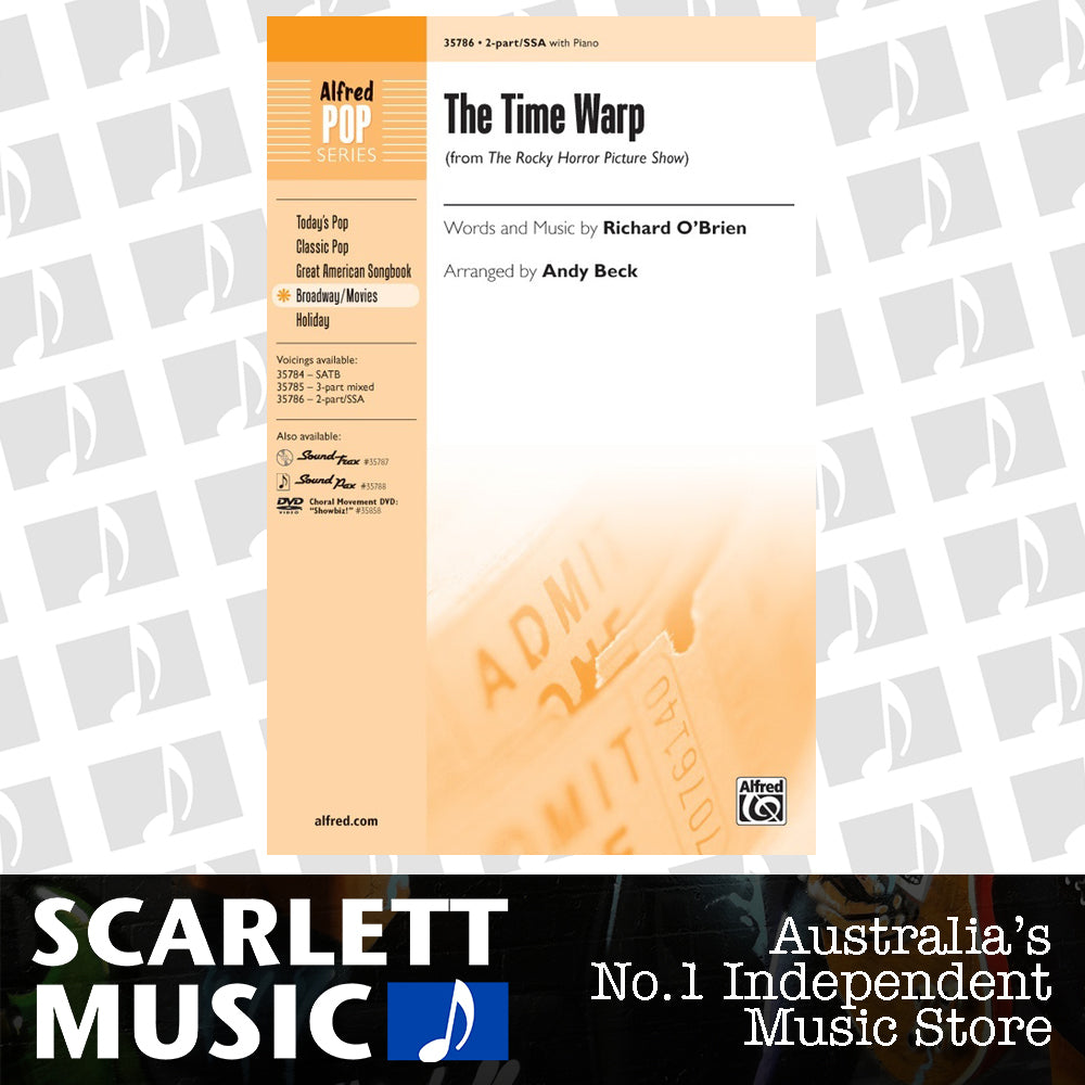 The Time Warp SA - Choral Sheet Music — view 2