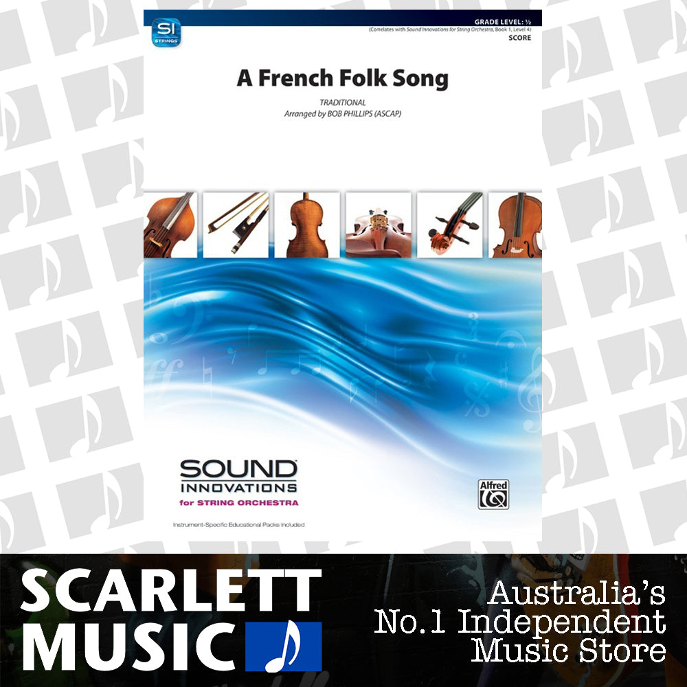 French Folk Song String Orchestra Gr 0.5 Conductor Score — view 2