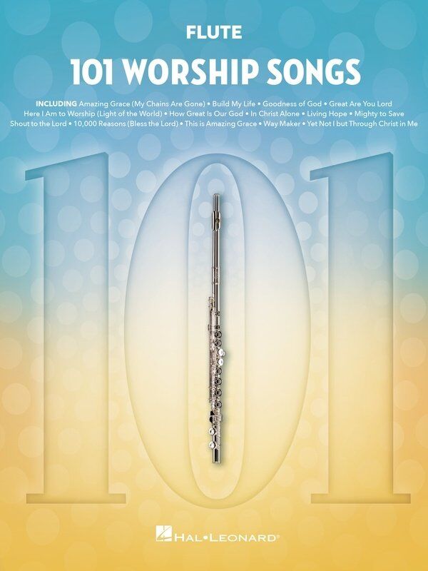 101 Worship Songs for Flute - Hal Leonard, 120 Pages, Woodwind Series
