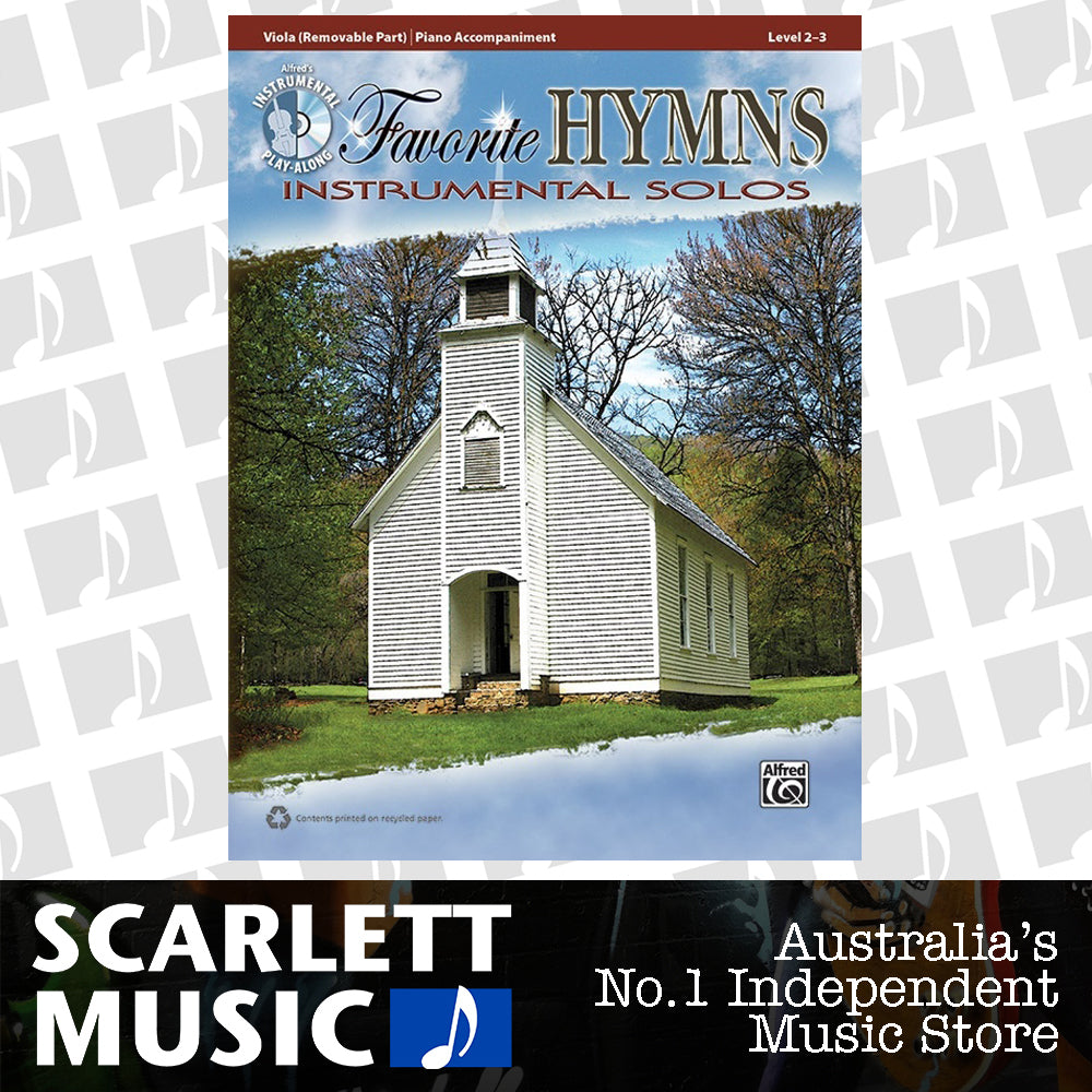 Favorite Hymns Instrumental Solos Viola Book/CD — view 2