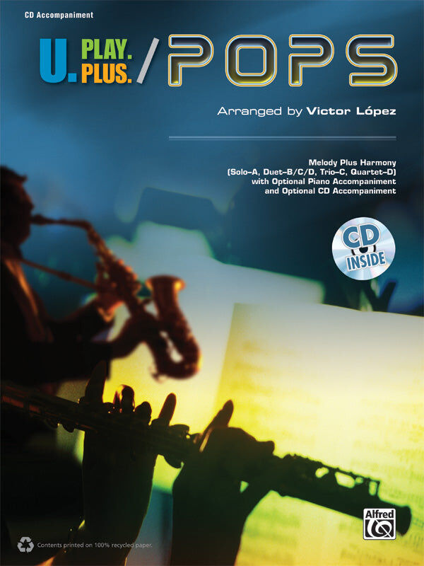 U Play Plus Pops CD - Flexible Instrumentation with Demo and Accompaniment Tracks