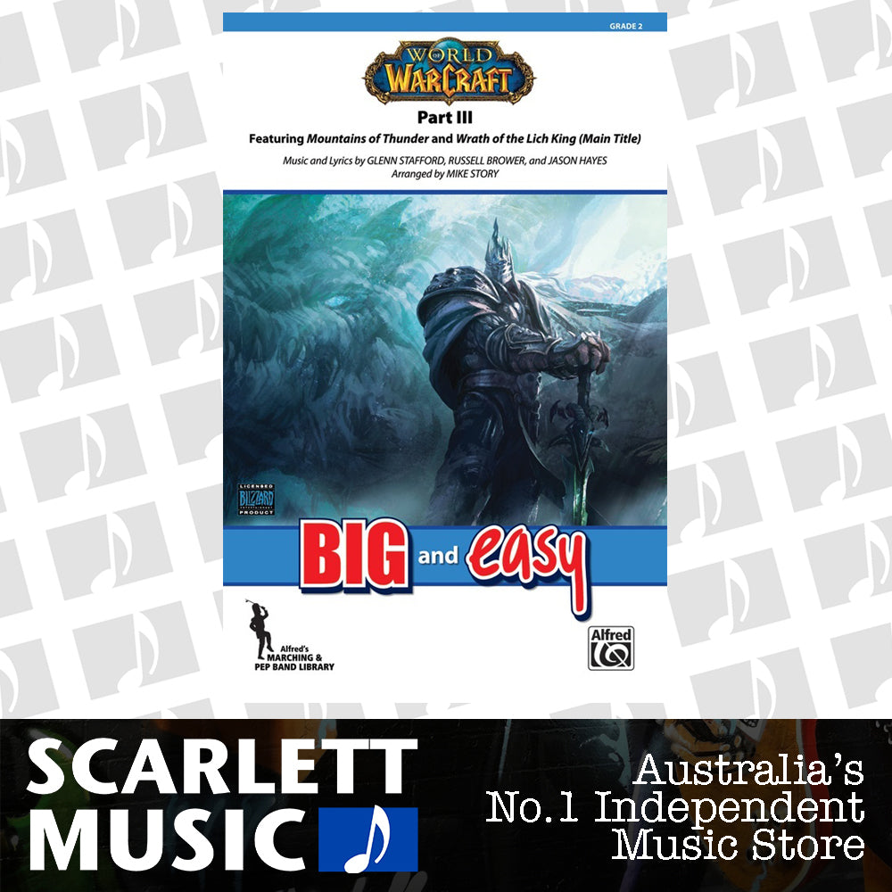 World of Warcraft Part III Concert Band Sheet Music Grade 2 — view 2