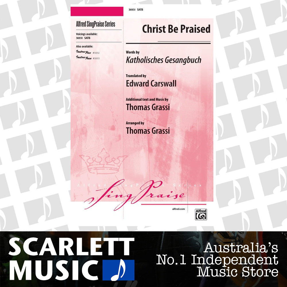 Christ Be Praised SATB — view 2