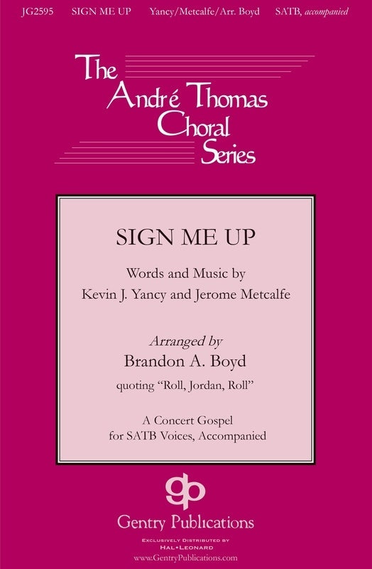 Sign Me Up SATB