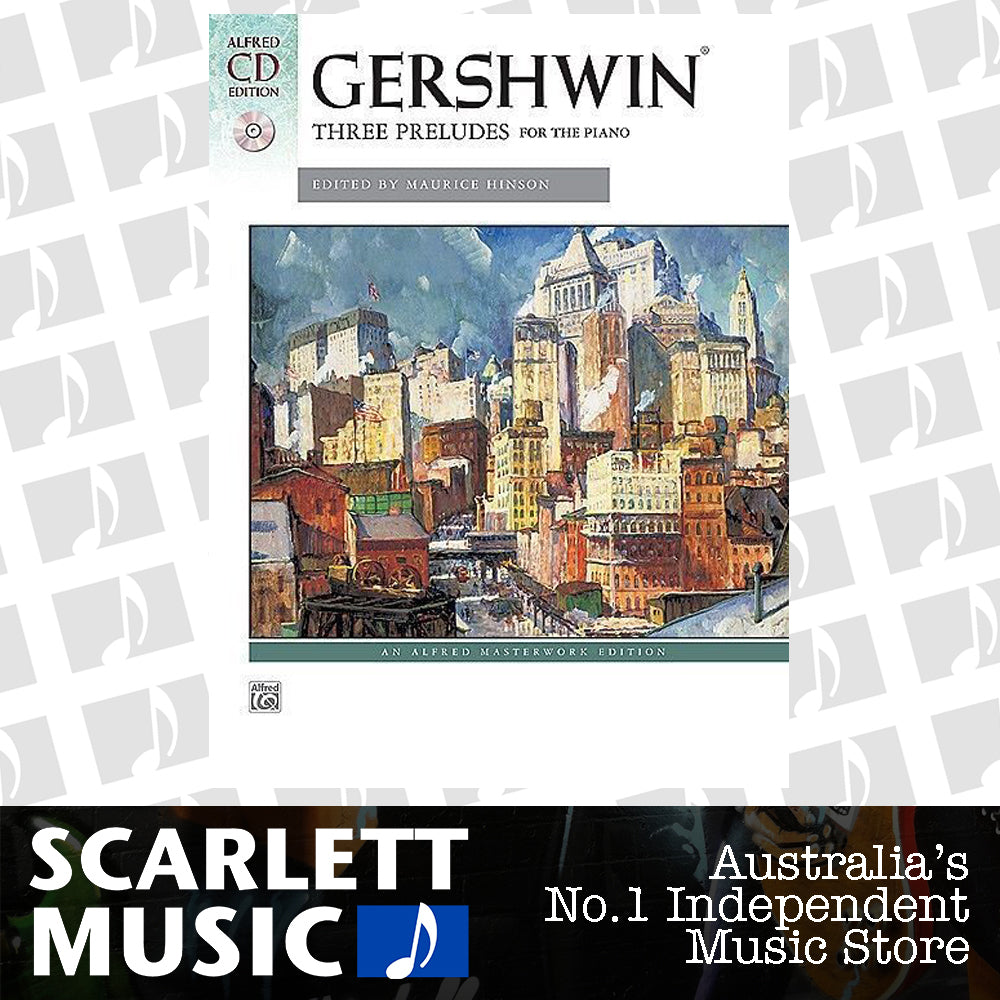 George Gershwin - Three Preludes Piano Solo Book and CD Alfred Masterwork — view 2