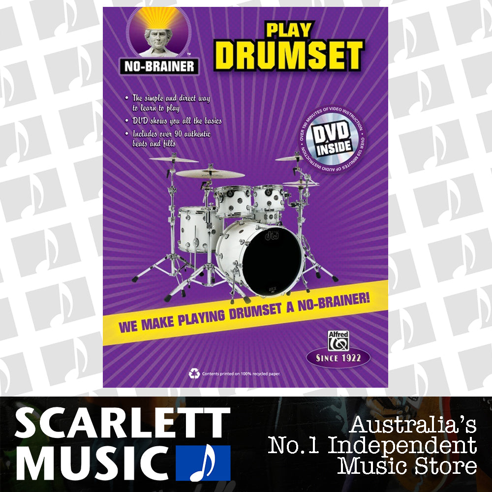 No-Brainer Play Drumset Book/DVD — view 2