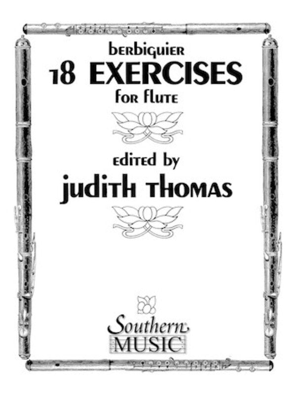 Berbiguier - 18 Exercises For Flute (Pod)