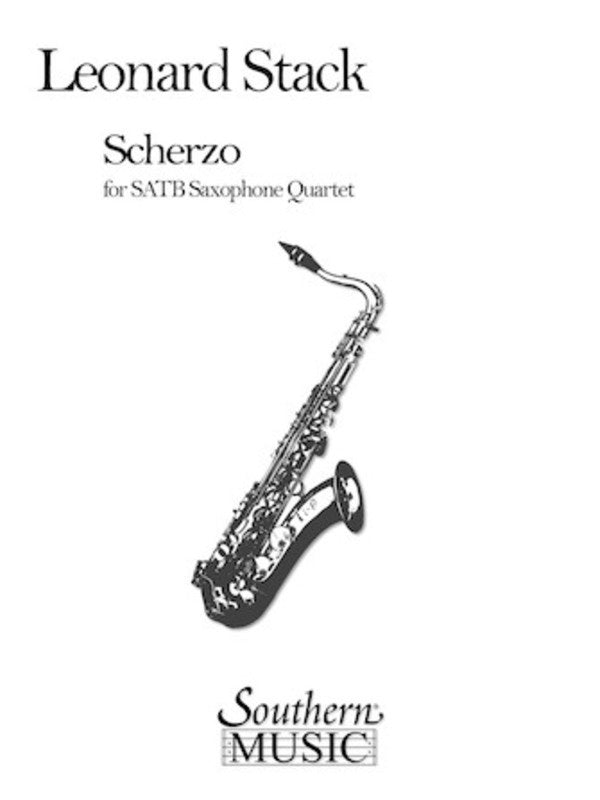 Stack - Scherzo For SATB Saxophone Quartet