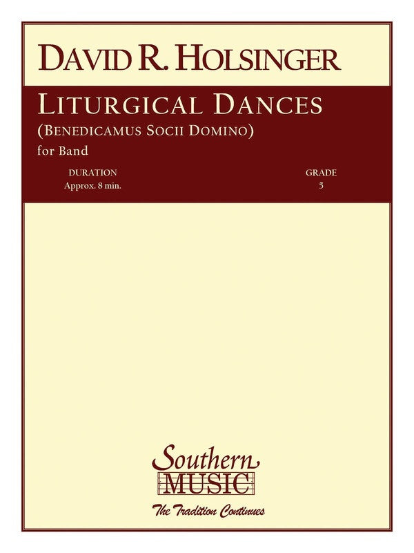 Liturgical Dances Concert Band 5 Score/Parts (Pod)