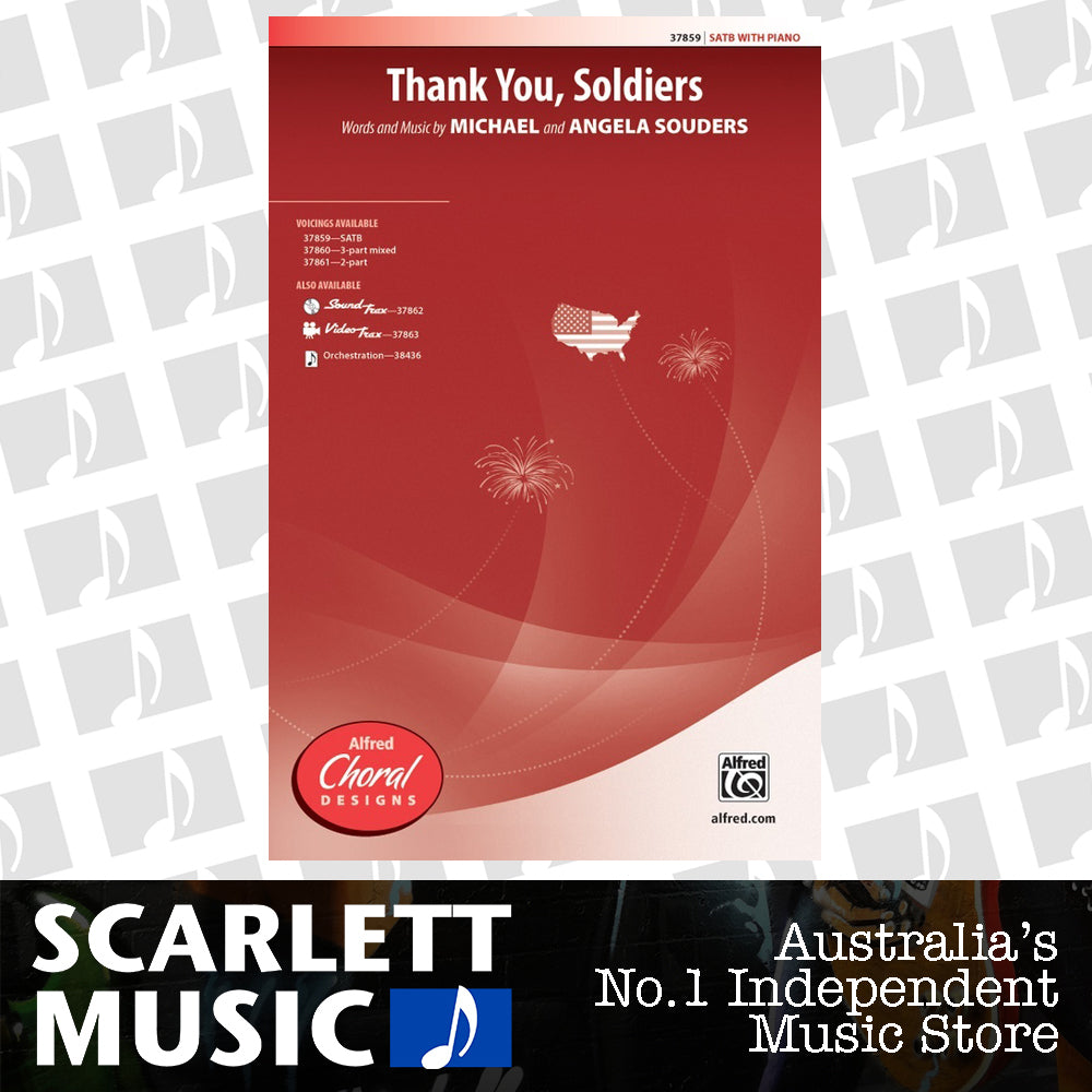 Thank You Soldiers SATB Choral Sheet Music — view 2