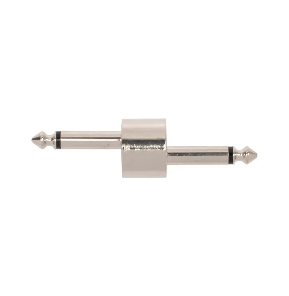 Xtreme Pedal Connector 6.3mm Mono Male to Male Chrome