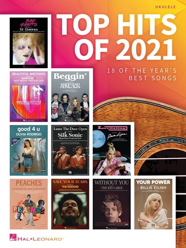 Top Hits of 2021 for Ukulele Songbook