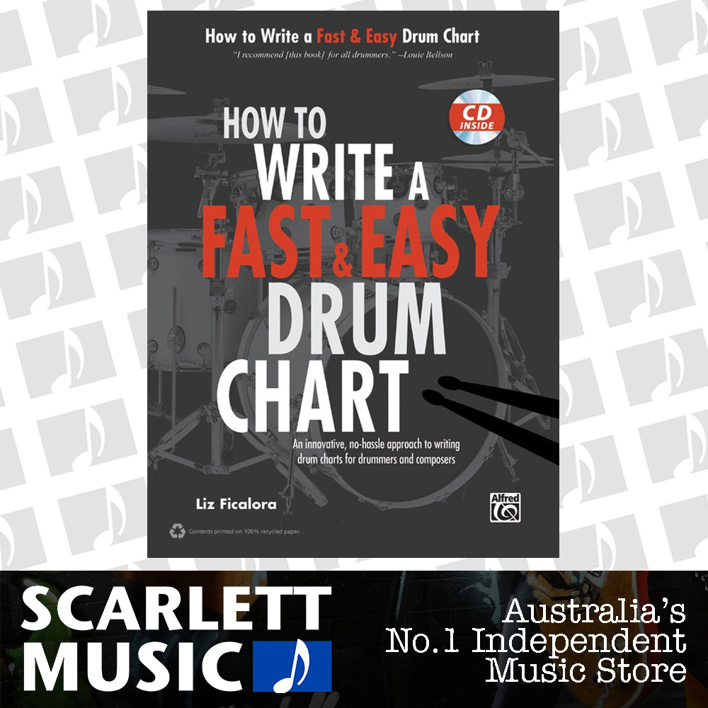 How To Write A Fast And Easy Drum Chart Book/CD — view 2