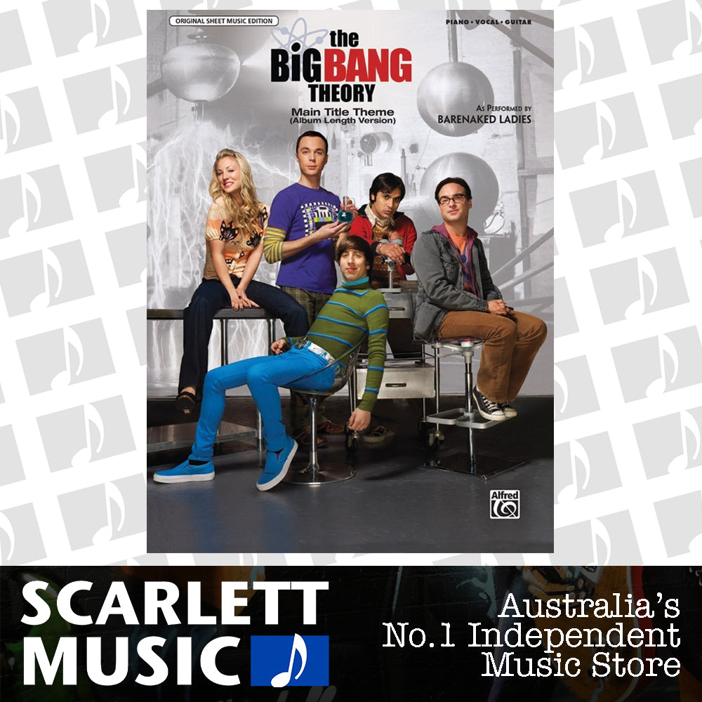 Big Bang Theory Main Title PVG Sheet Music — view 2