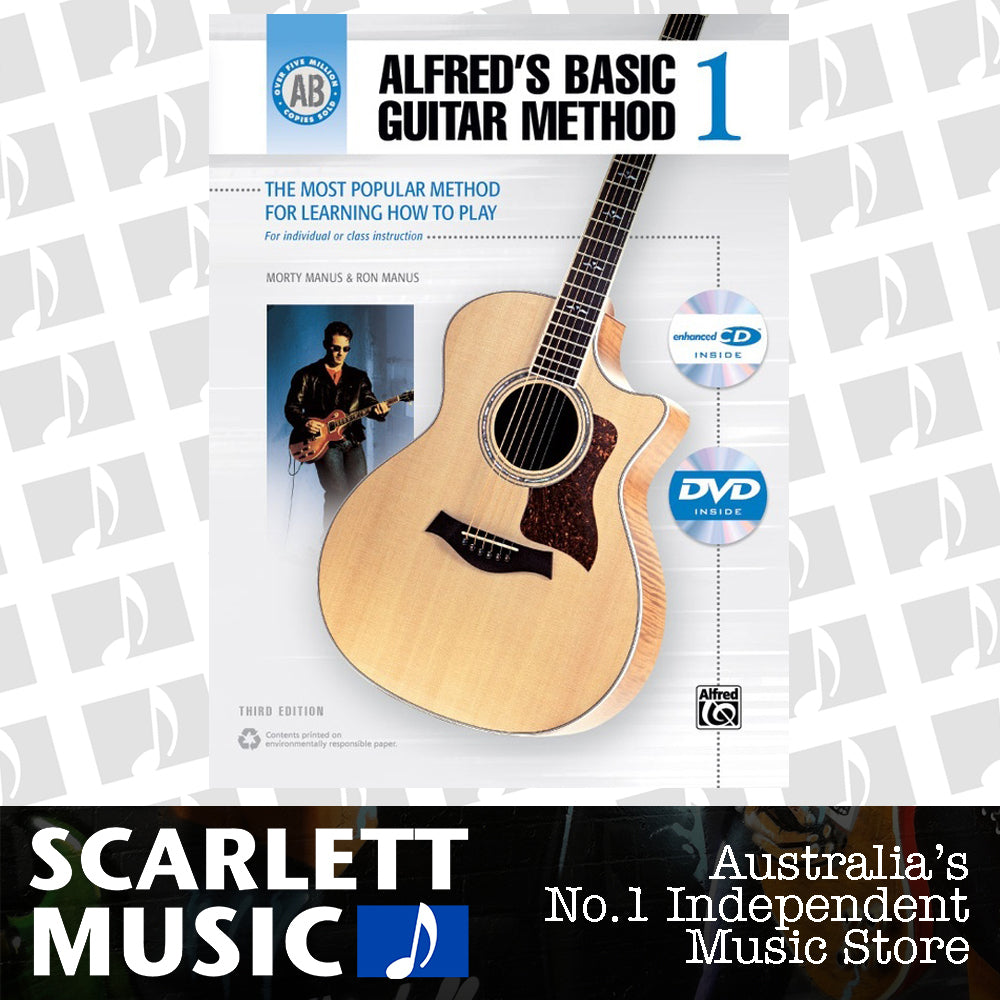 Alfreds Basic Guitar Method 1 3rd Ed Book/DVD/En CD — view 2