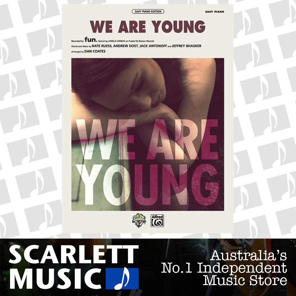 We Are Young Piano Sheet Music Solo — view 2