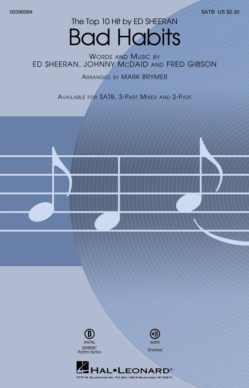 Bad Habits Satb Octavo