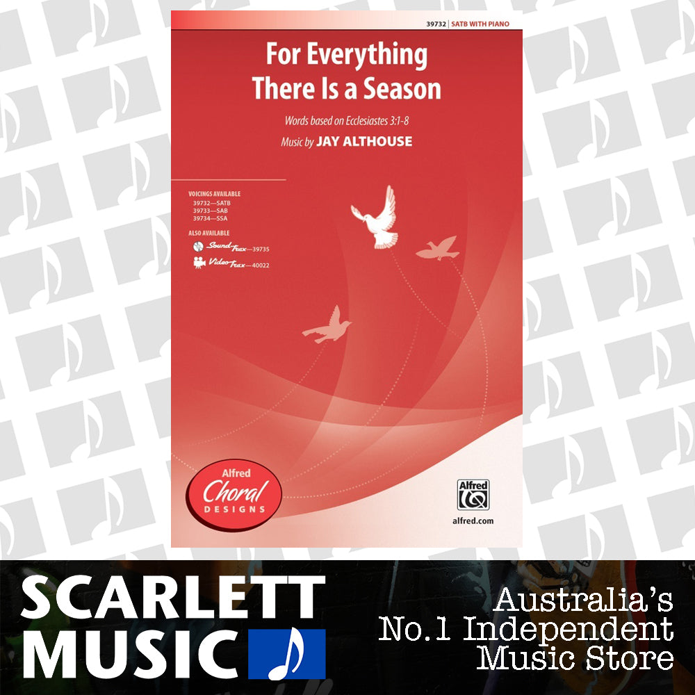 For Everything There Is A Season SATB — view 2