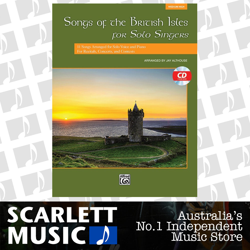 Songs of the British Isles Vocal Sheet Music Book with CD Medium/High — view 2